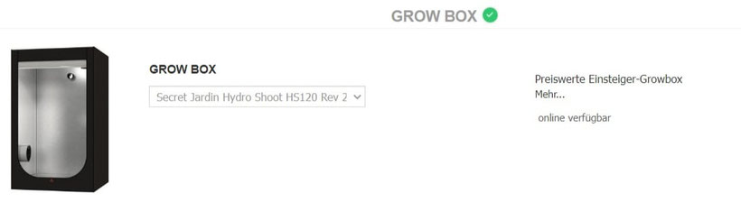 Das Herzstück: Die Growbox