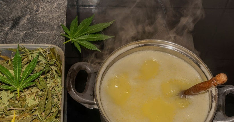 Milchfeststoffe cannabis butter