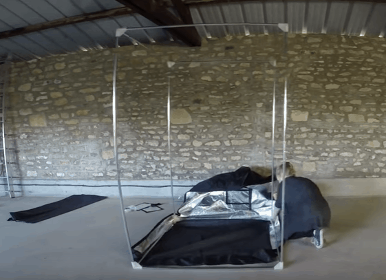 Growzelt aufbauen 6