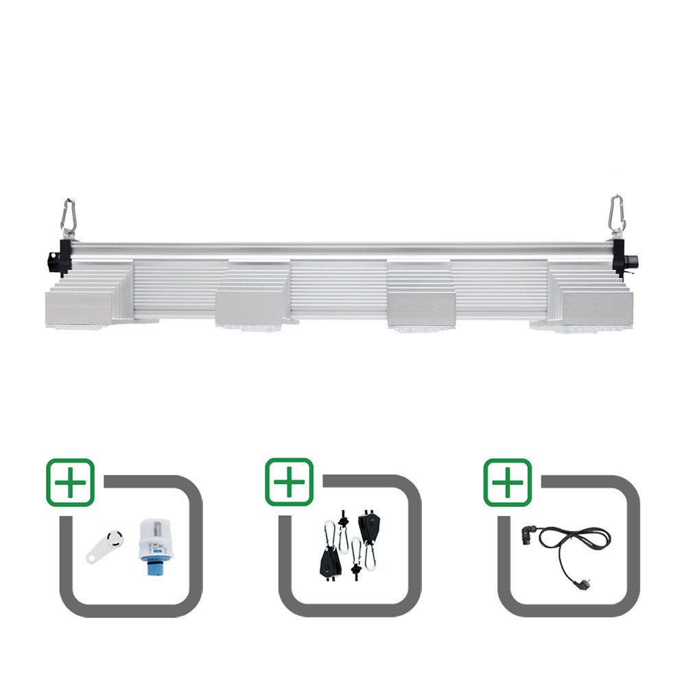 SANlight EVO 4-80 1.5 265W Sparset mit Magnet-Dimmer + Netzkabel + Aufhängung